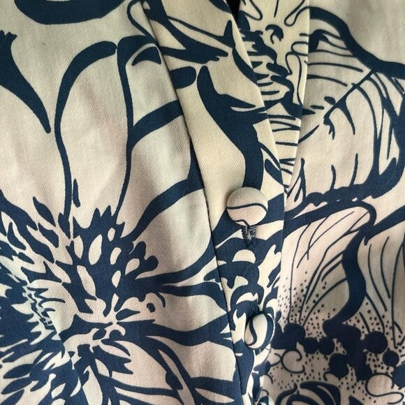 Donna Ricco Floral Halter Retro Dress SZ 18W MCM Cocktail Wedding Dress - Picture 12 of 12